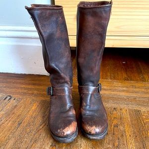 Frye Veronica Brown Boots Size 11